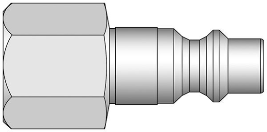 NIPPEL 1/4 SLANGE